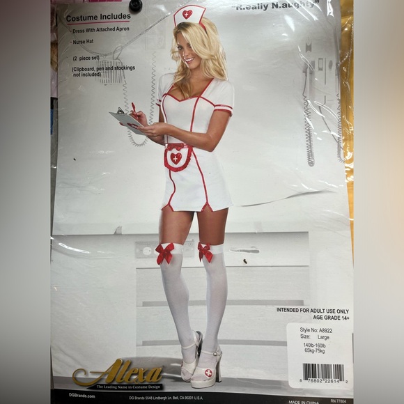 Dreamgirl Women's Really Naughty Nurse Costume - Picture 5 of 5